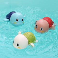 SEPHIX wind-up turtle mechanism for interactive bath time