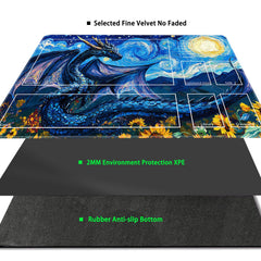 Sepmat MTG playmat stitched edges for durability and premium look