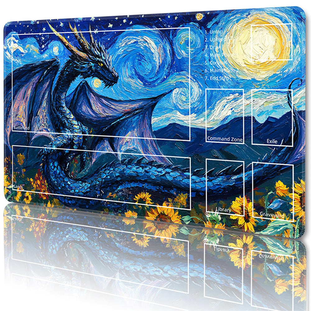 Sepmat MTG playmat with zones provides a flat surface for smooth gameplay