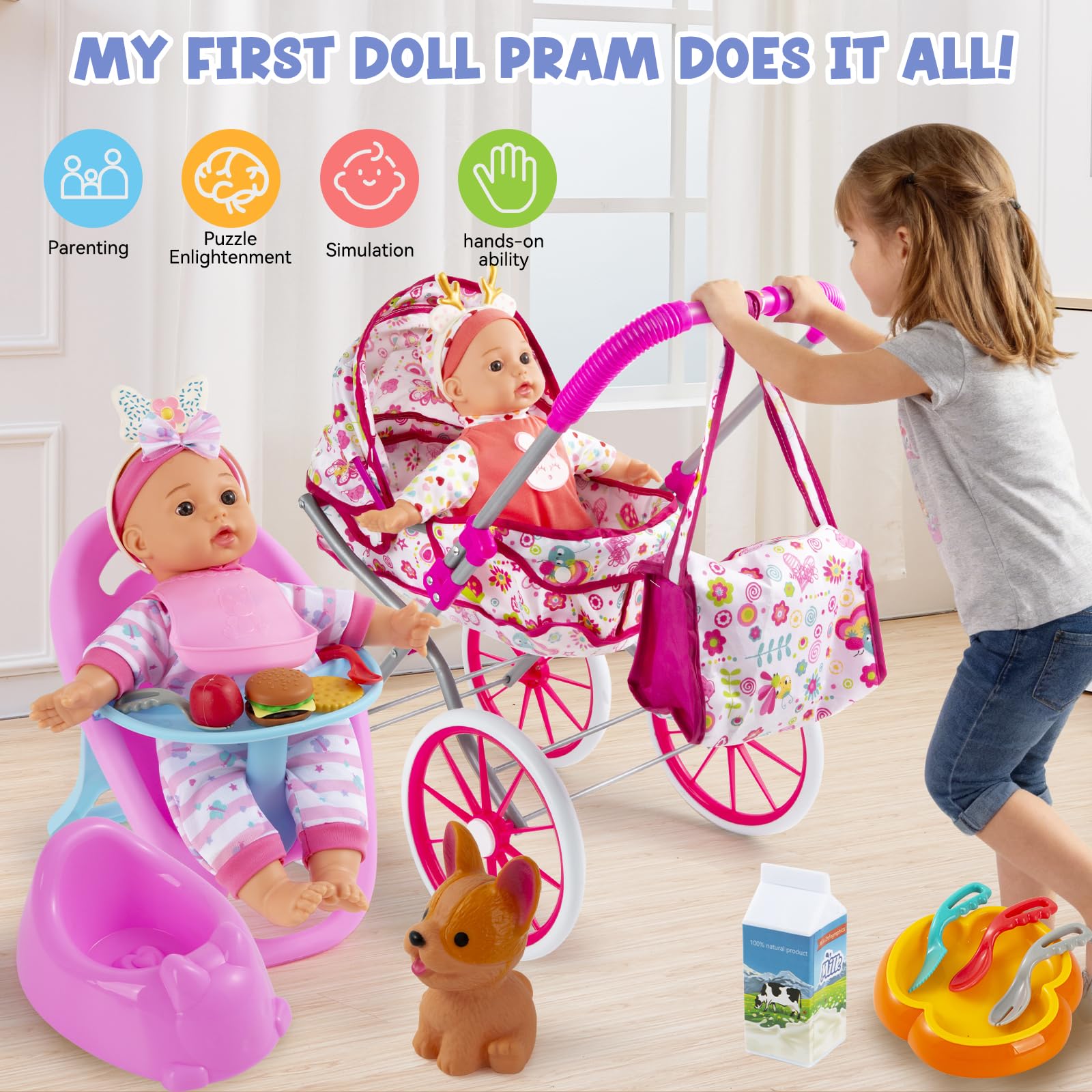 Seppacio 12.5-inch doll ready for imaginative play adventures.