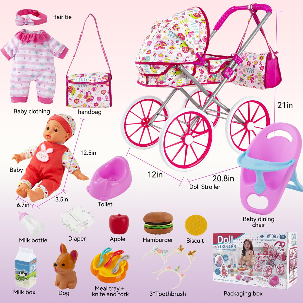 Seppacio dining chair accessory set for feeding and care pretend play.