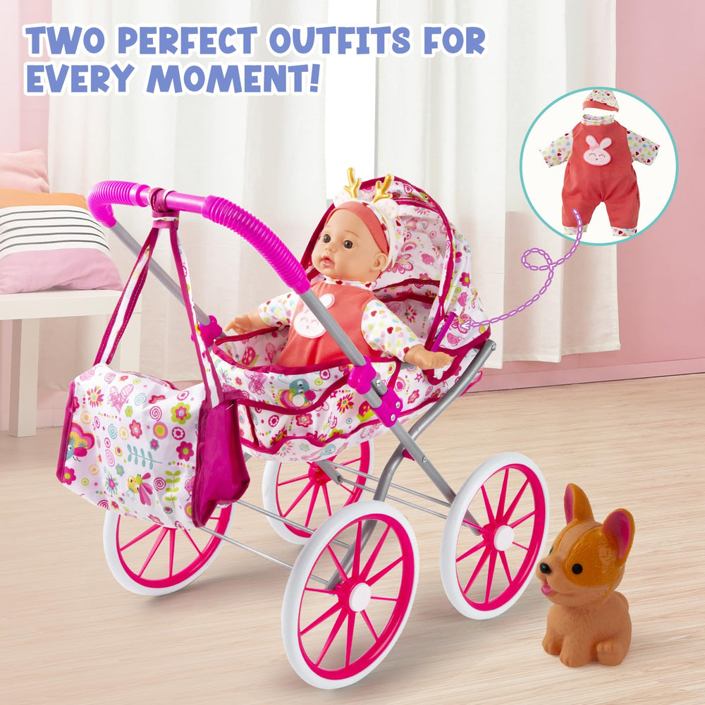 Seppacio doll accessories pack with bottles, utensils and more.