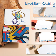 SeptCity blank playing cards pack back view, great for prototyping and personalized decks.