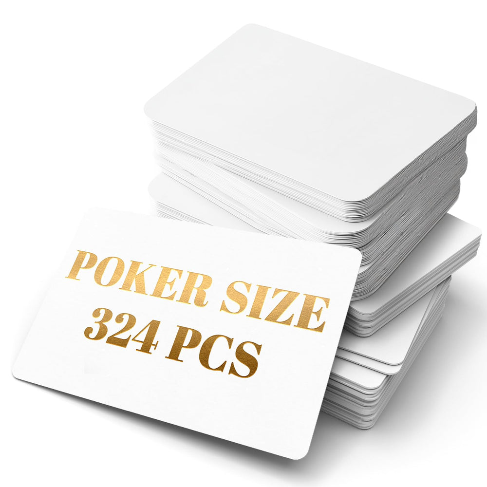 SeptCity blank playing cards pack front view, ideal for custom games and hands-on learning.
