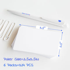 SeptCity card stock close-up showing durable material and smooth edges for repeated use.
