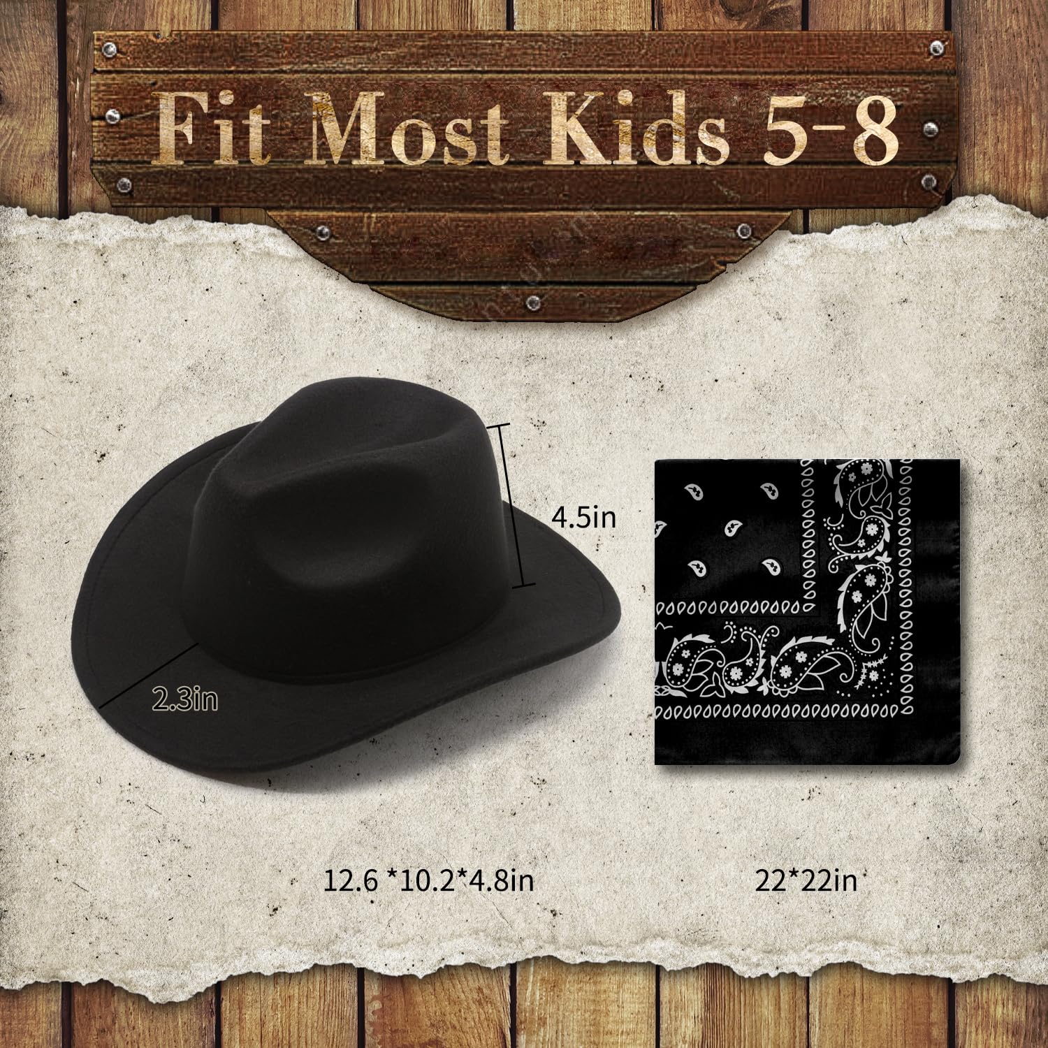 SeptCity kids bandana in black close-up with vivid print and soft feel