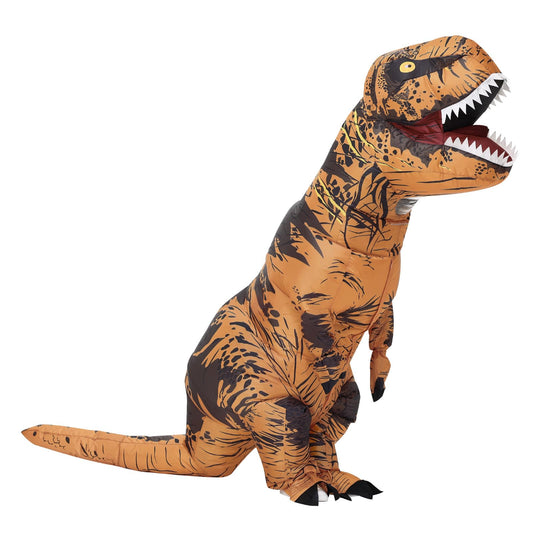 Servllcell inflatable dinosaur costume kid front view, ideal for photos and fun.