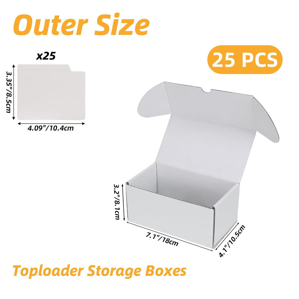 Serwrsw all-white cardboard box provides sturdy shipping for 5,000 cards.