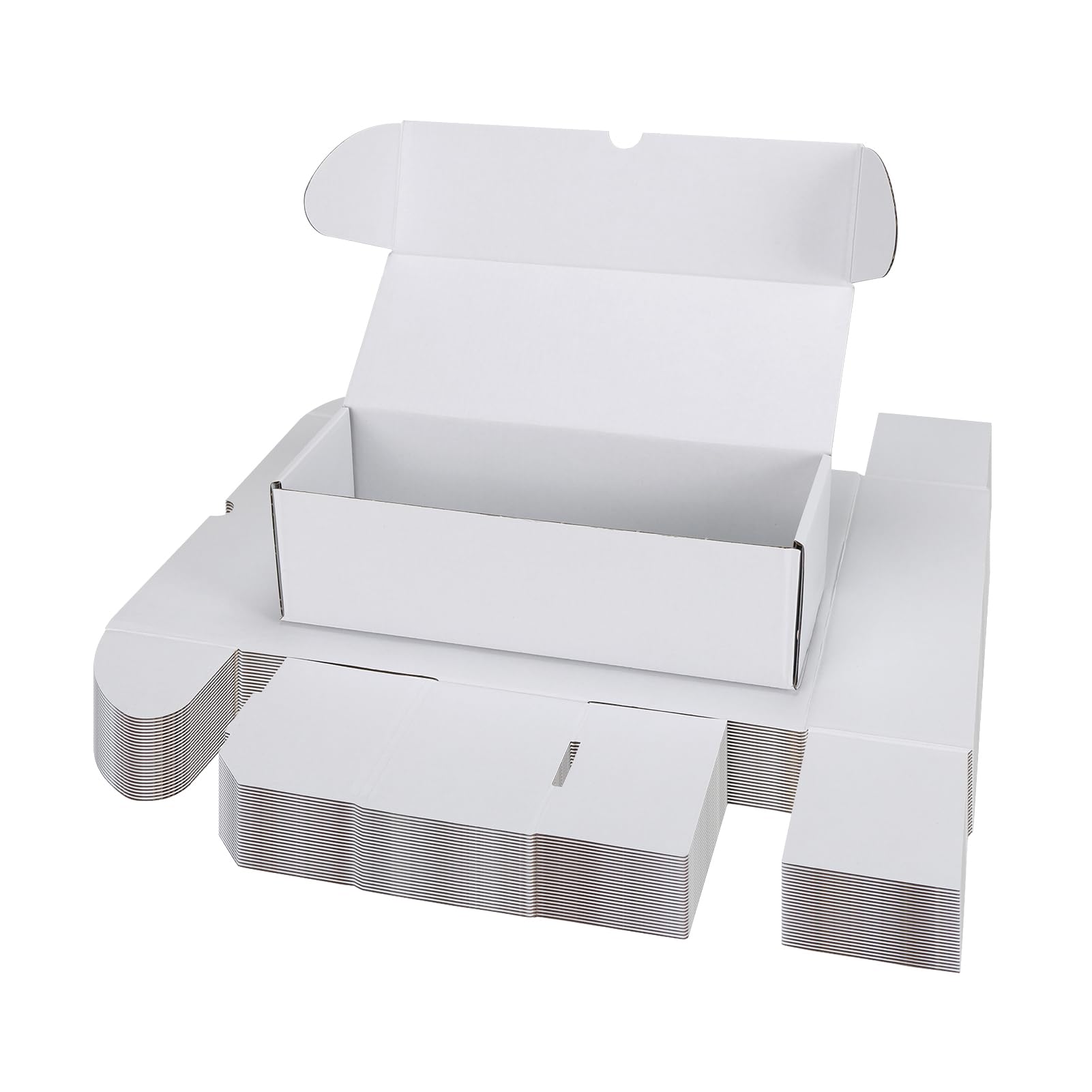 Serwrsw bulk 300-capacity toploaders box keeps trading cards organized