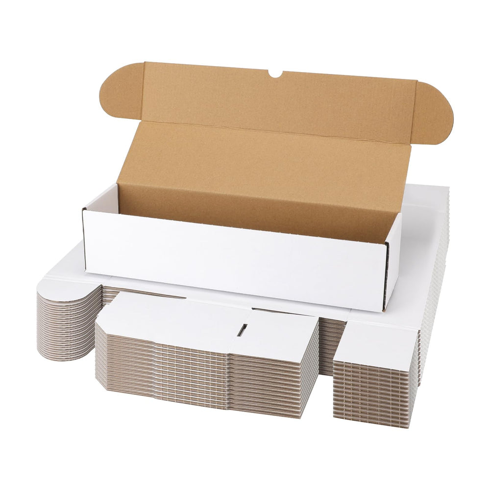 Serwrsw bulk 400-capacity toploaders box front view for organized card storage