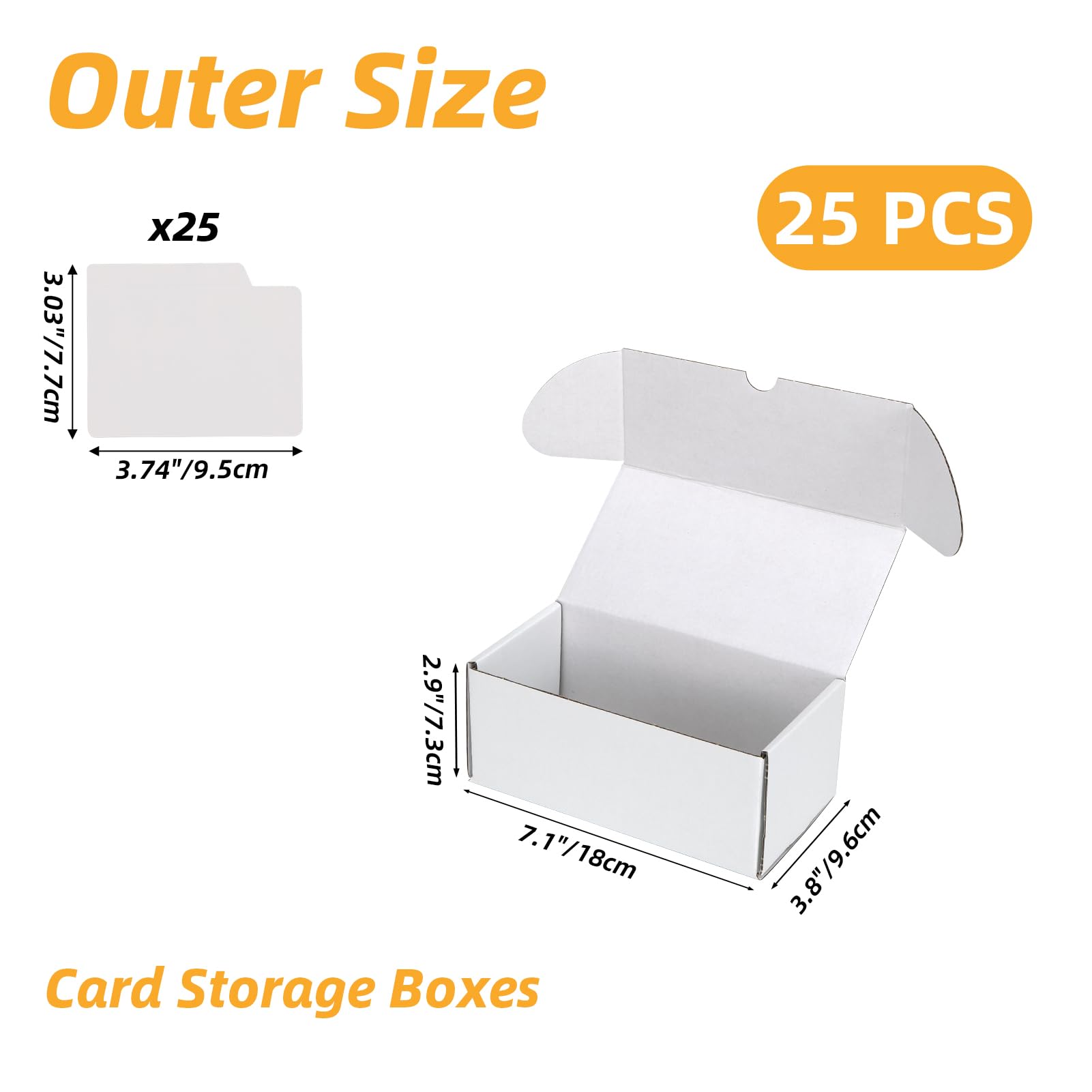 Serwrsw bulk storage box open lid for easy access and sorting of cards