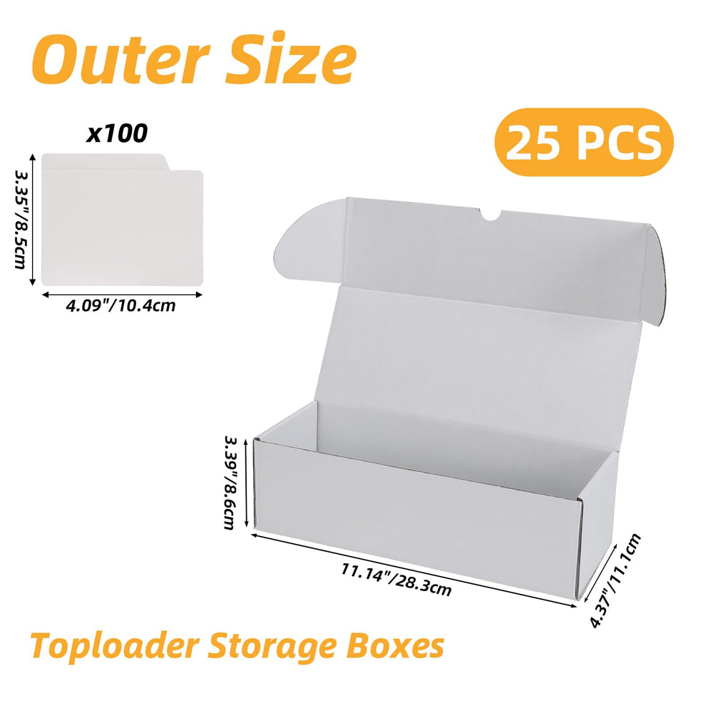 Serwrsw inner dimensions 1063x413 card box optimize stacking of toploaded cards