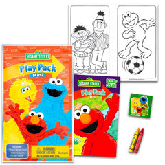 Sesame Street coloring books and stickers ideal as party favors or take-home crafts