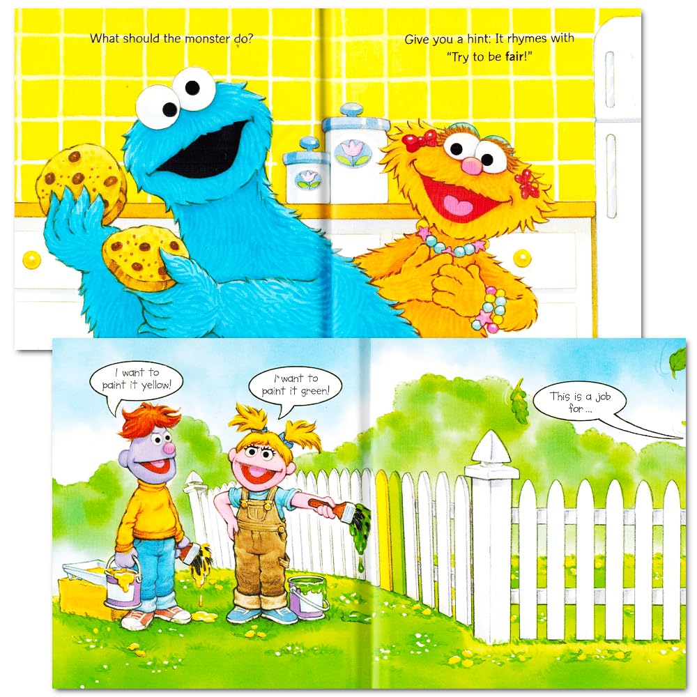 Sesame Street Elmo Be Polite page illustrates polite words and kind actions for toddlers