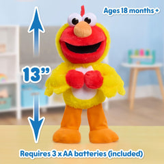 Recycled polyester fill keeps the plush light and comfy for kids