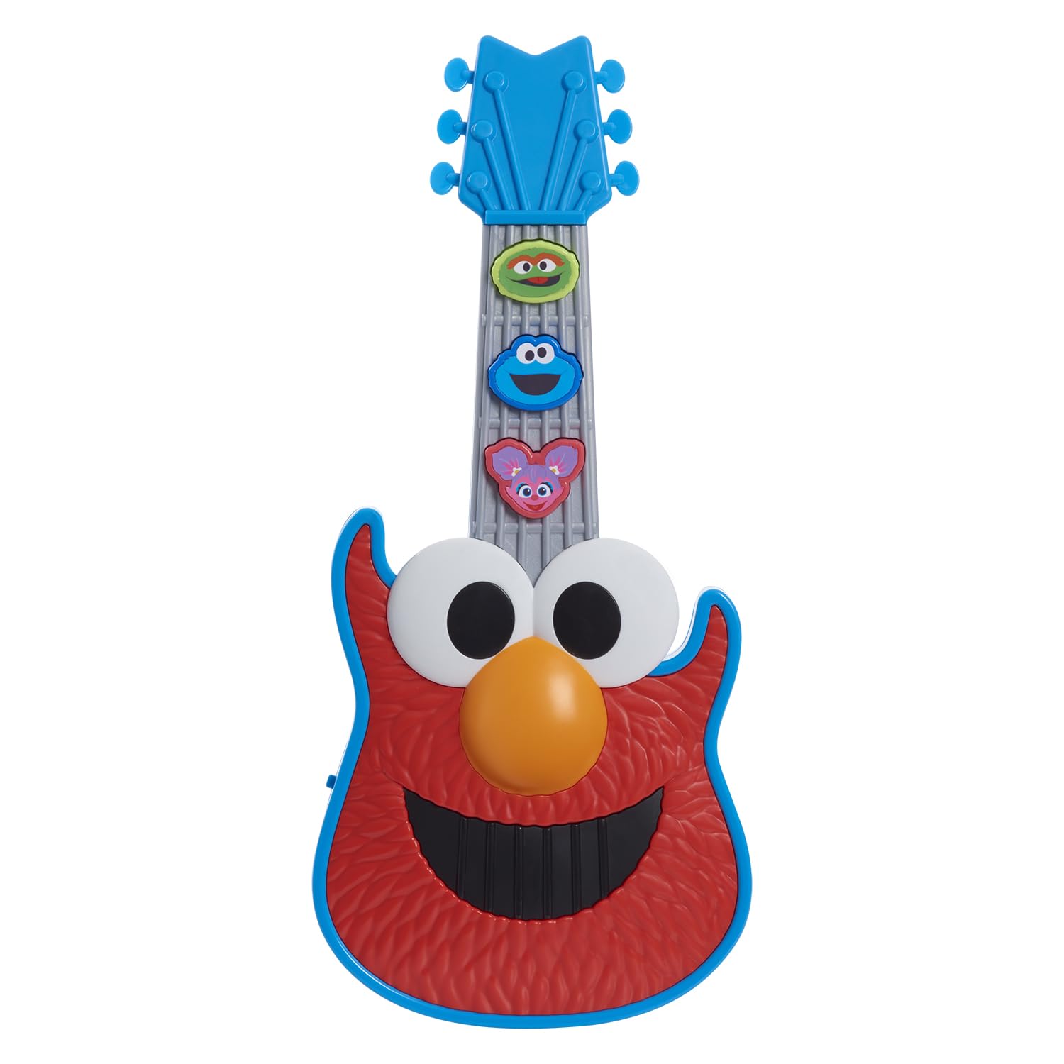 Sesame Street Rock with Elmo Guitar, front view, sparks imaginative play and musical exploration.