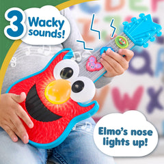 Elmo nose light in action during play.