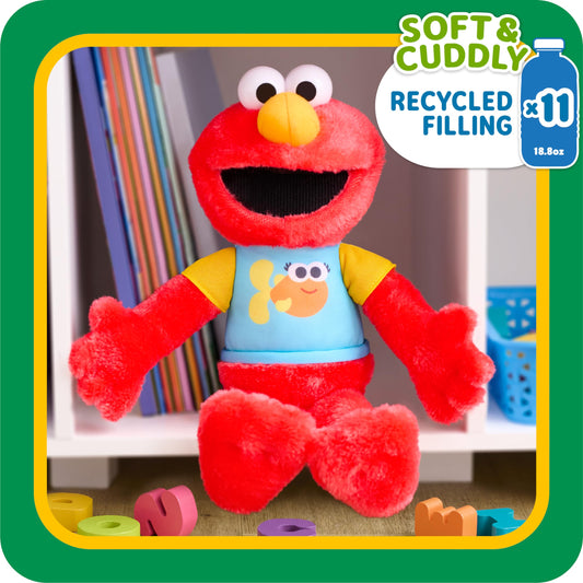 Sesame Street Sing-Along Elmo plush chest LED light synchronized with music