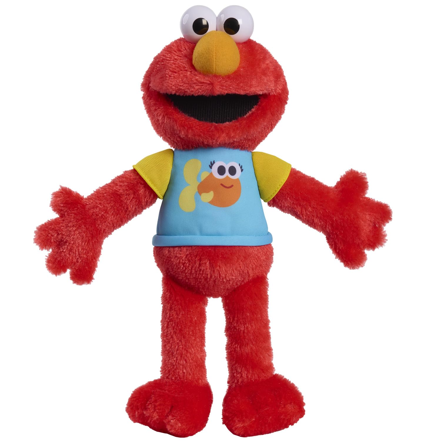 Sesame Street Sing-Along Elmo plush left hand focus and song activation