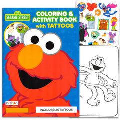 Sesame Street temporary tattoos featuring characters for hands-on fun