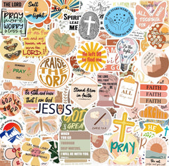 Sesunbla 200pcs prayer board stickers for Bible study and journaling, durable color on journals