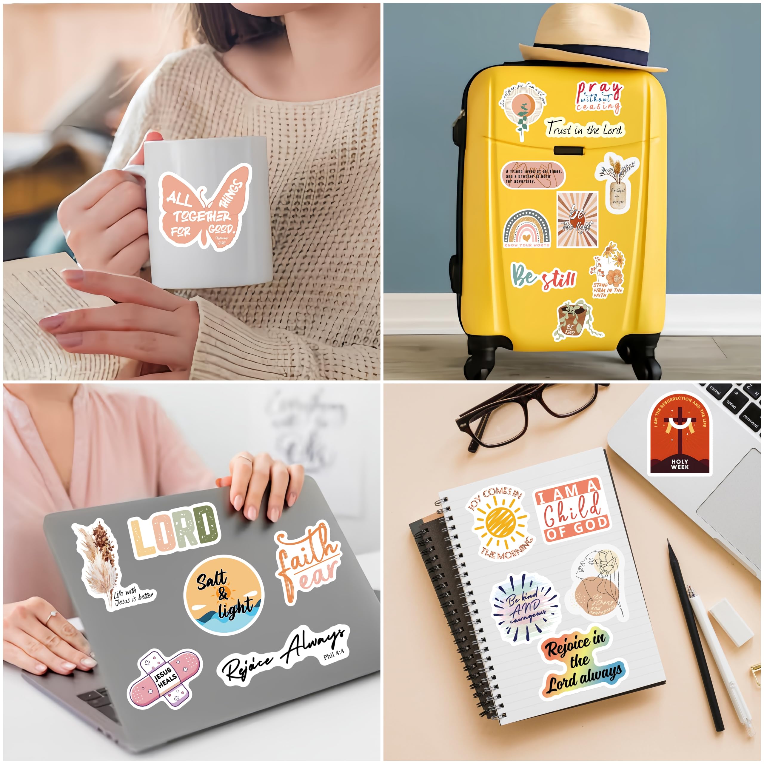 Sesunbla durable vinyl stickers, sun-protected and colorfast