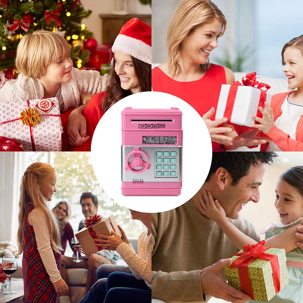 Setibre Piggy Bank ABS material offers durable, odor-free kid-friendly use
