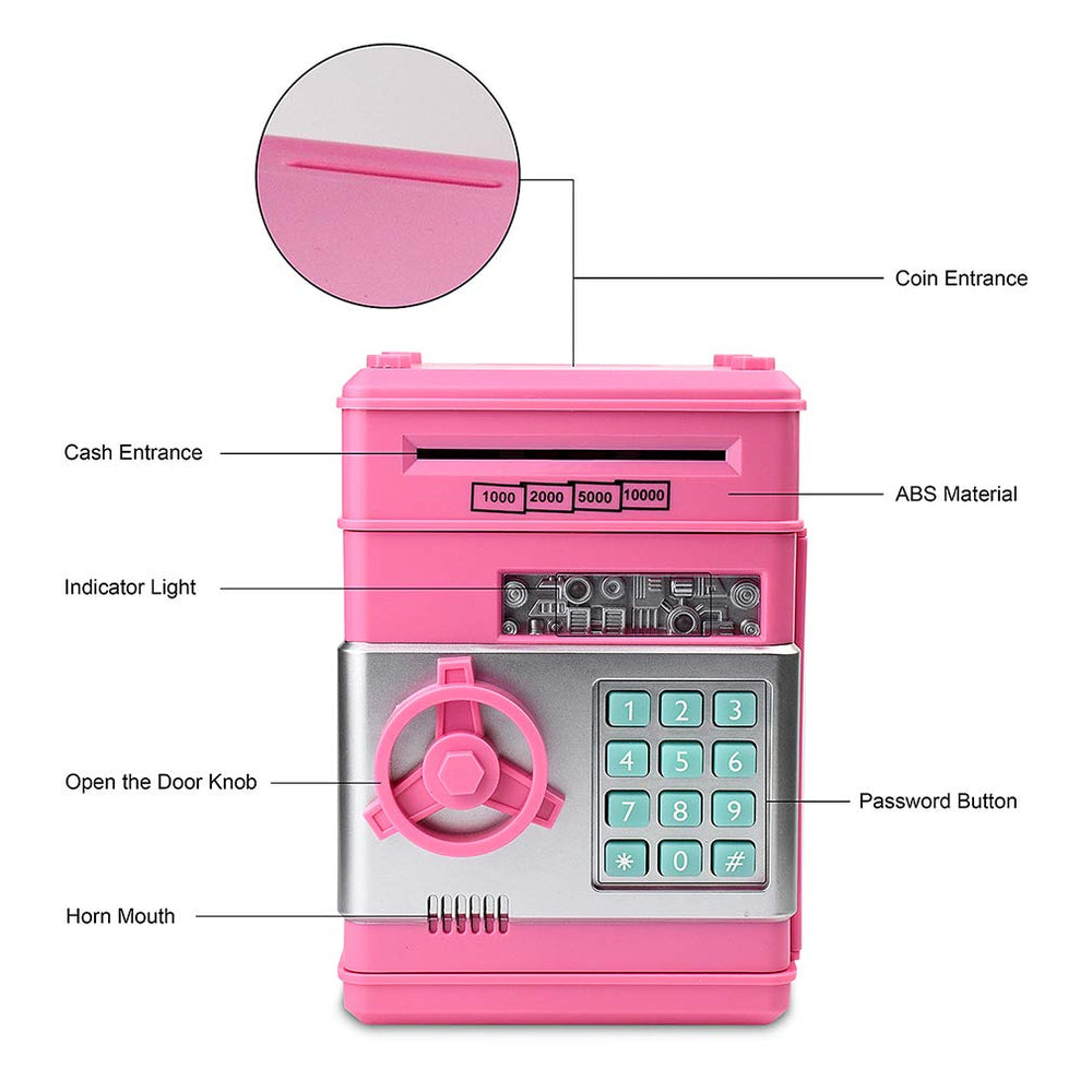 Setibre Piggy Bank LED indicators show open and error signals clearly