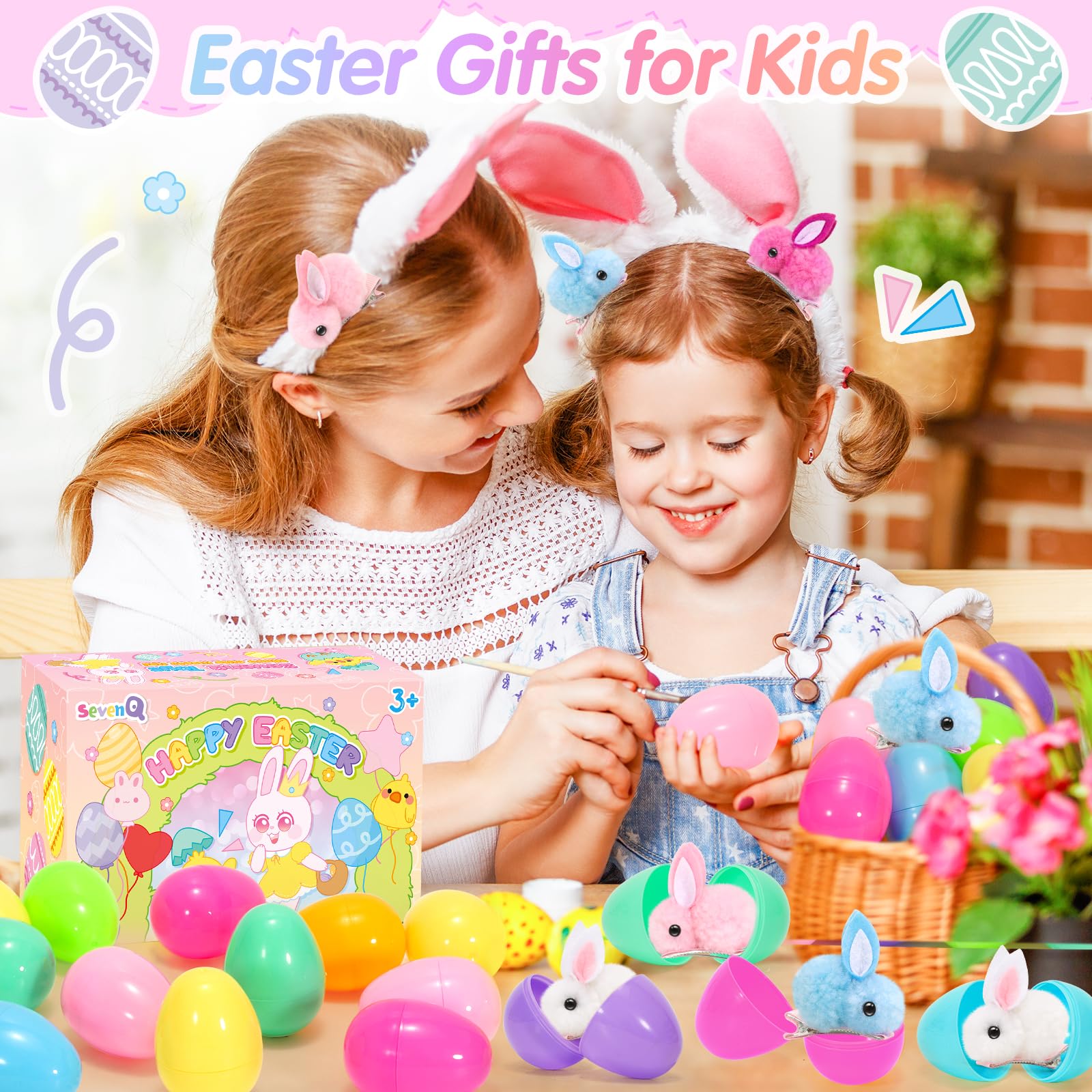 SevenQ eggs for egg hunts and classroom rewards at events