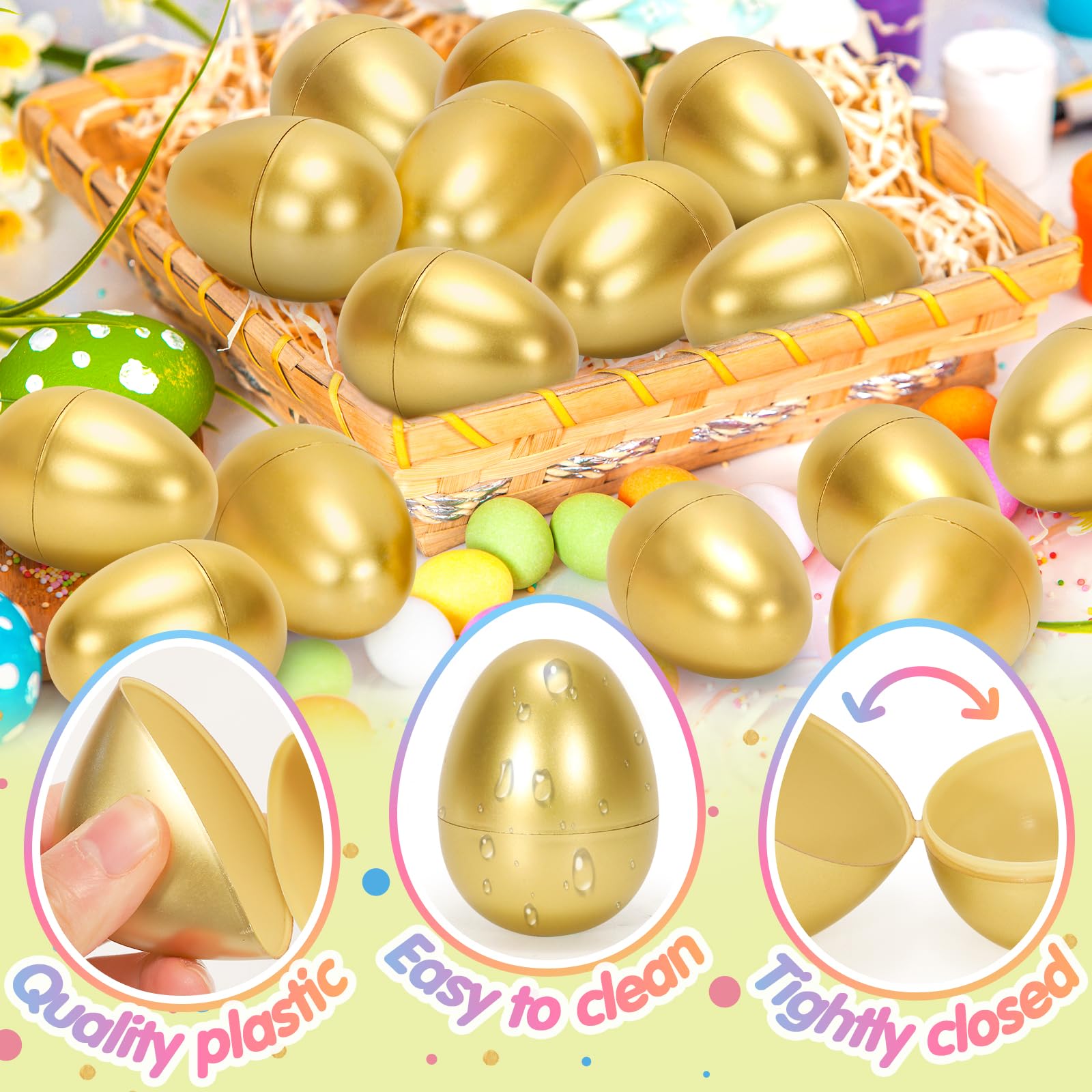 SevenQ eggs filled with candy or notes for gifting ideas