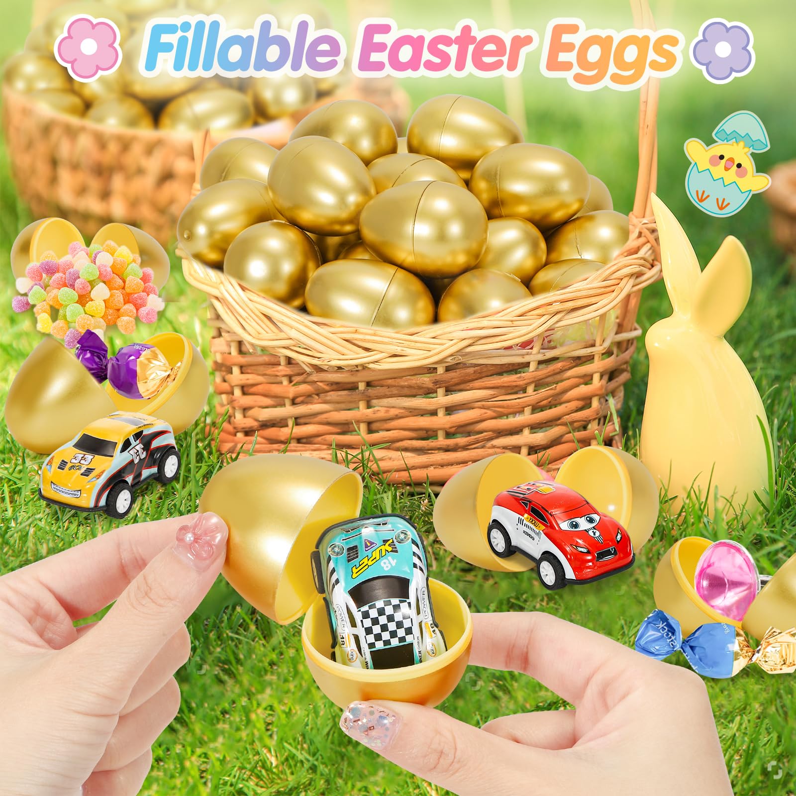 SevenQ Easter eggs used as party favors and classroom rewards