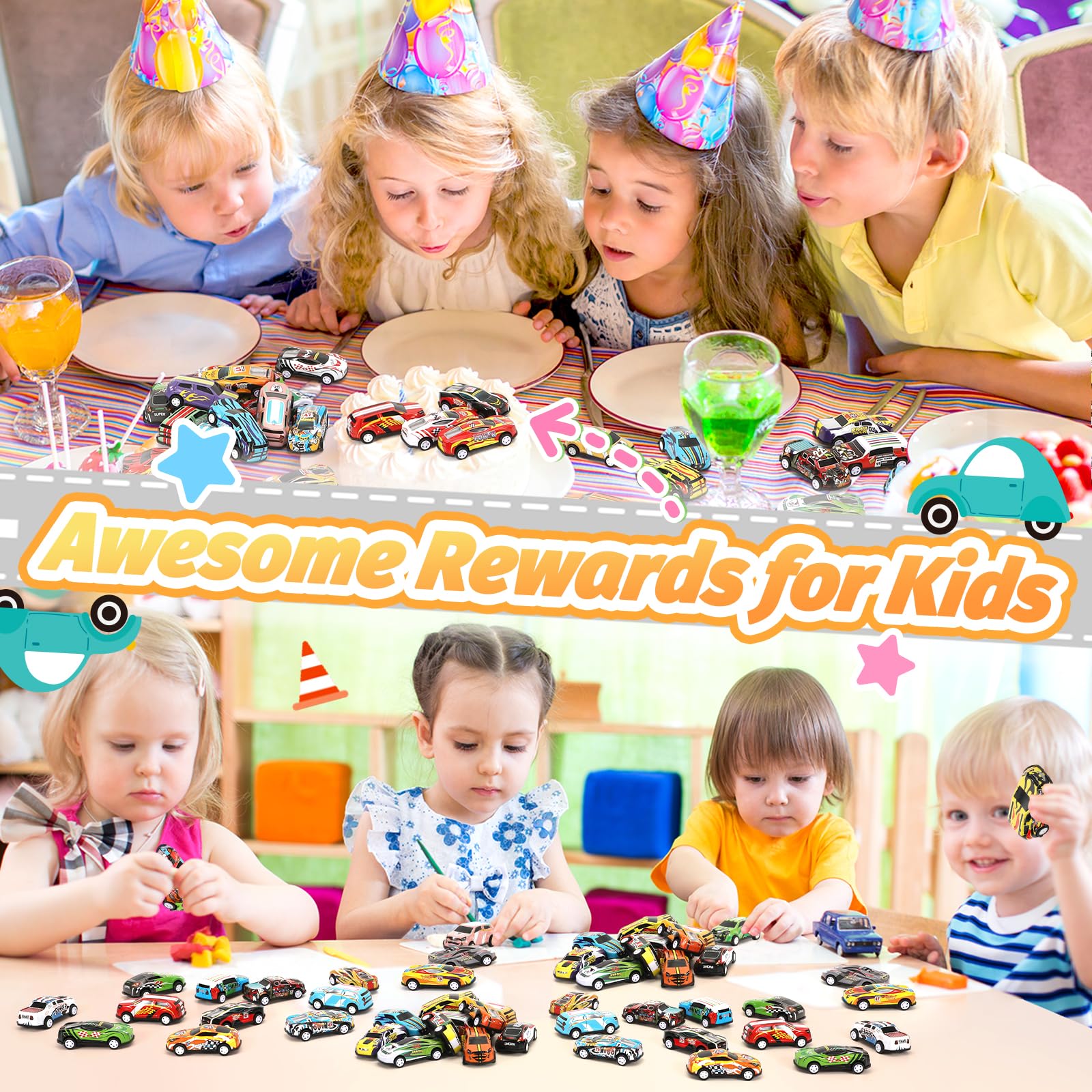 SevenQ indoor racing cars designed for safe, quiet play at home.