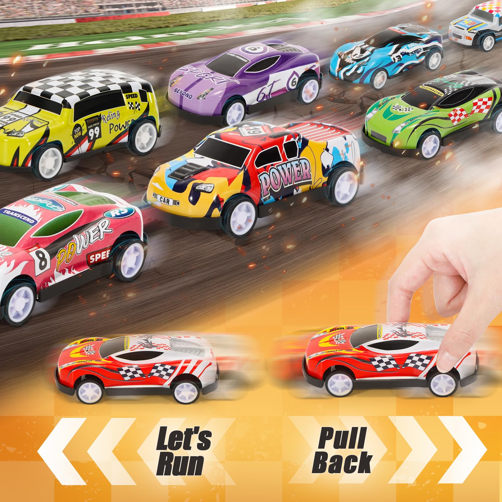 SevenQ smooth wheels close-up, ideal for quiet indoor racing.