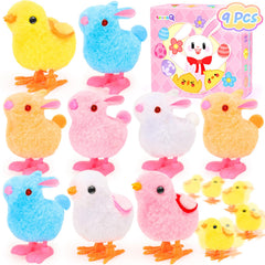 SevenQ wind up bunny hopping toy for playful Easter fun and fine motor practice