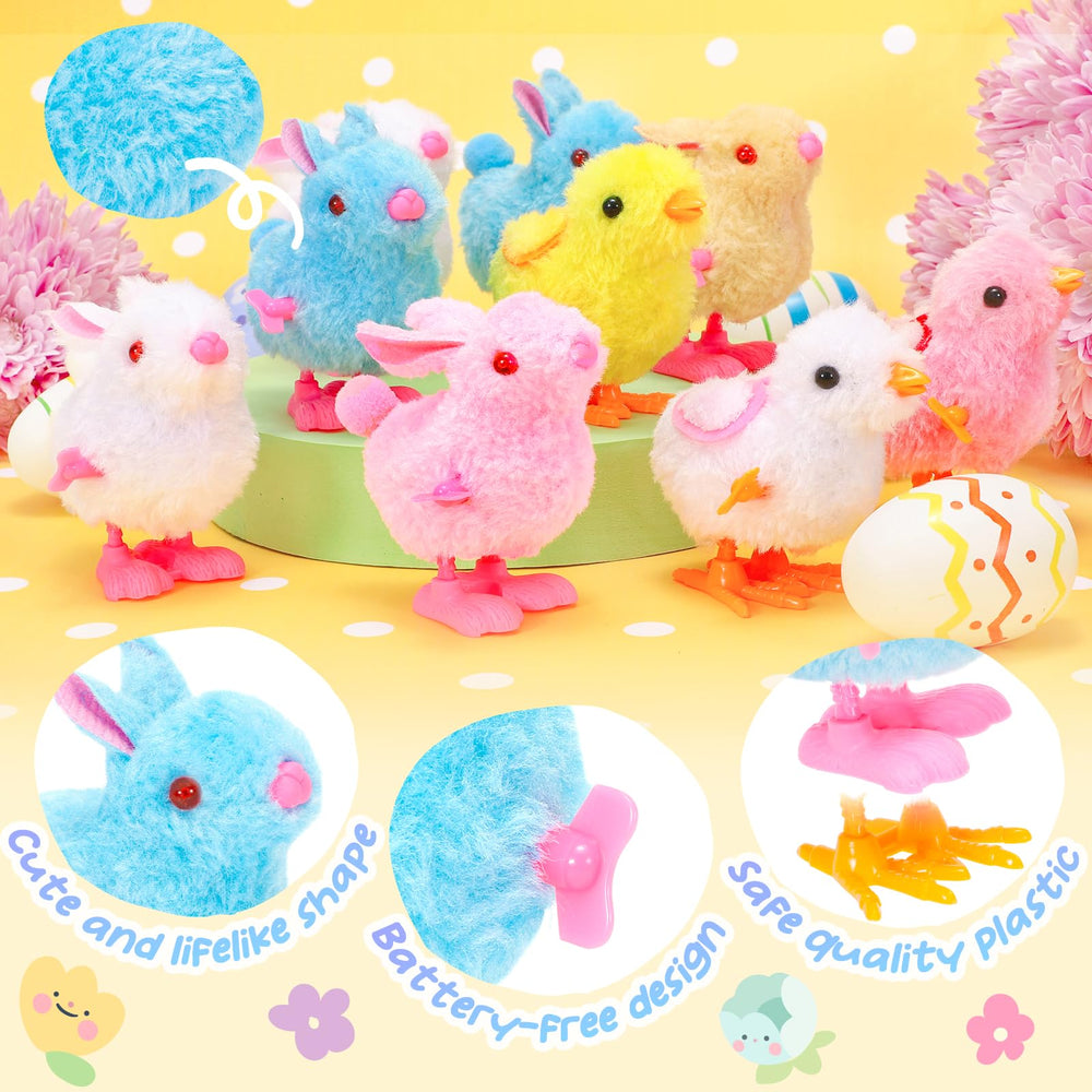 SevenQ wind up chick jumping toy sparks giggles and interactive fun with friends