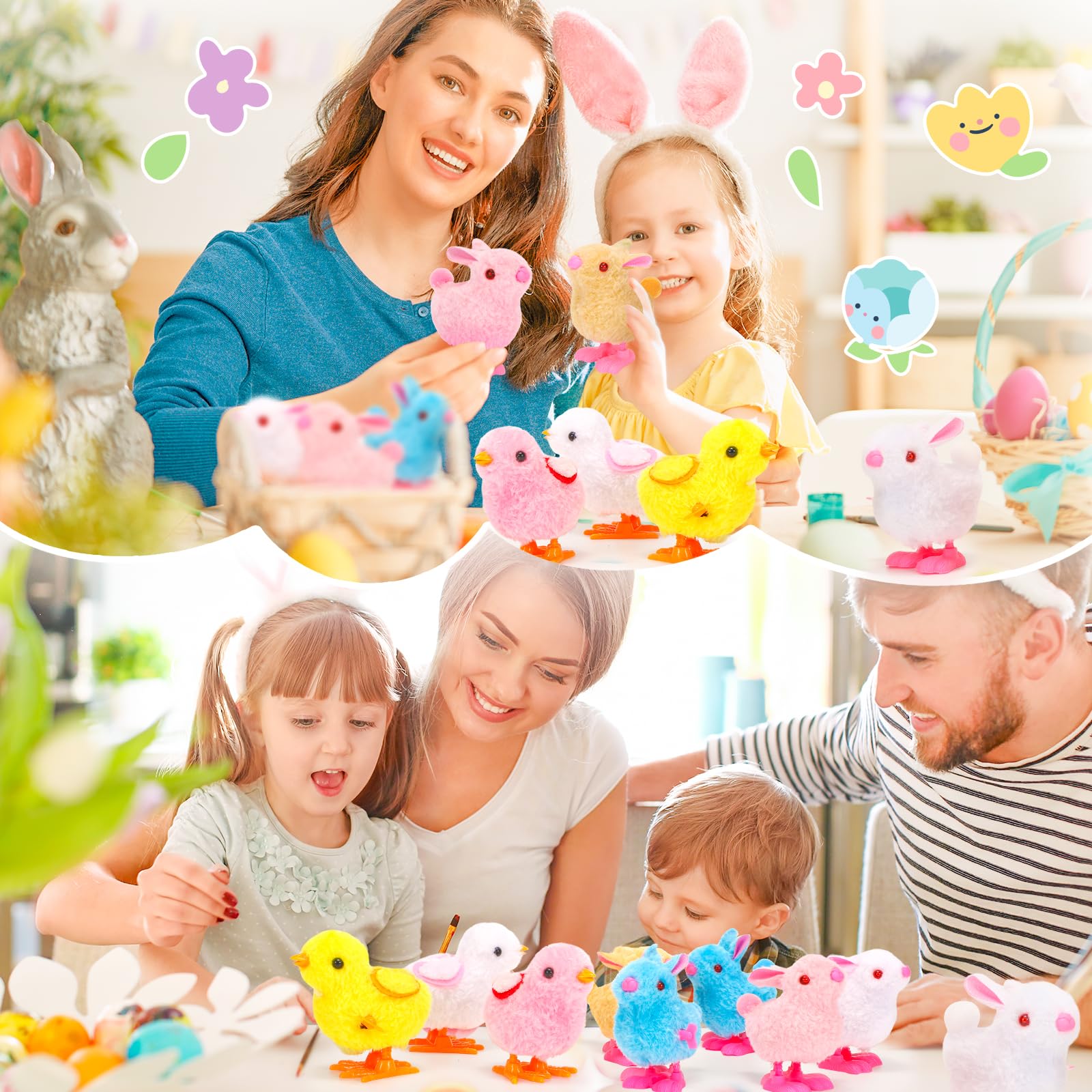 SevenQ wind-up Easter toys ready for party favors and classroom rewards