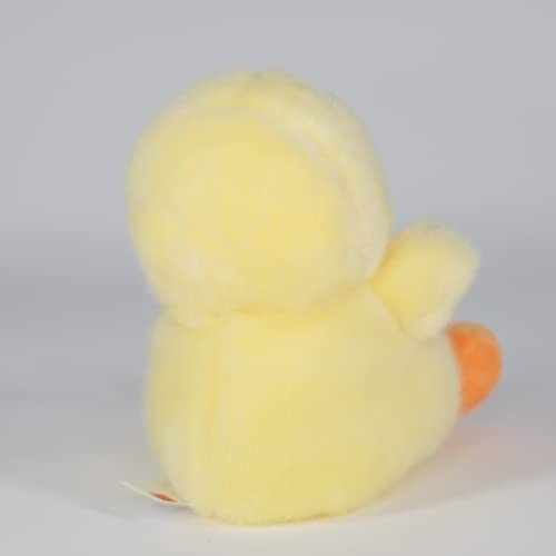 Sew Butiful duck plush closeup stitching, showcasing sturdy craftsmanship.