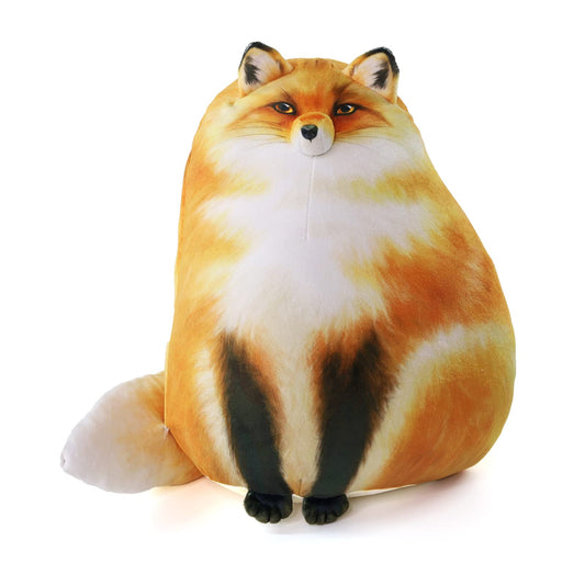 Sew Butiful Fox stuffed animal 14-inch front view, a cozy cuddle buddy for kids.