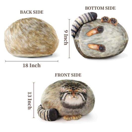 Sew Butiful Pallas Cat Plush 45cm – snuggle pillow for cozy nights.