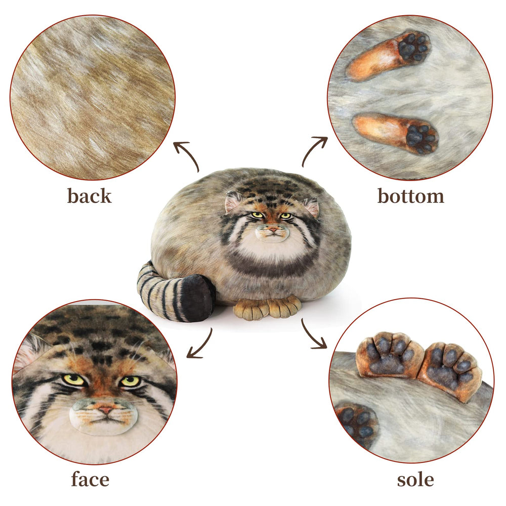Sew Butiful Pallas Cat Plush 45cm – vacuum packaging expands after unpacking.