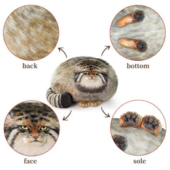 Sew Butiful Pallas Cat Plush 45cm – vacuum packaging expands after unpacking.