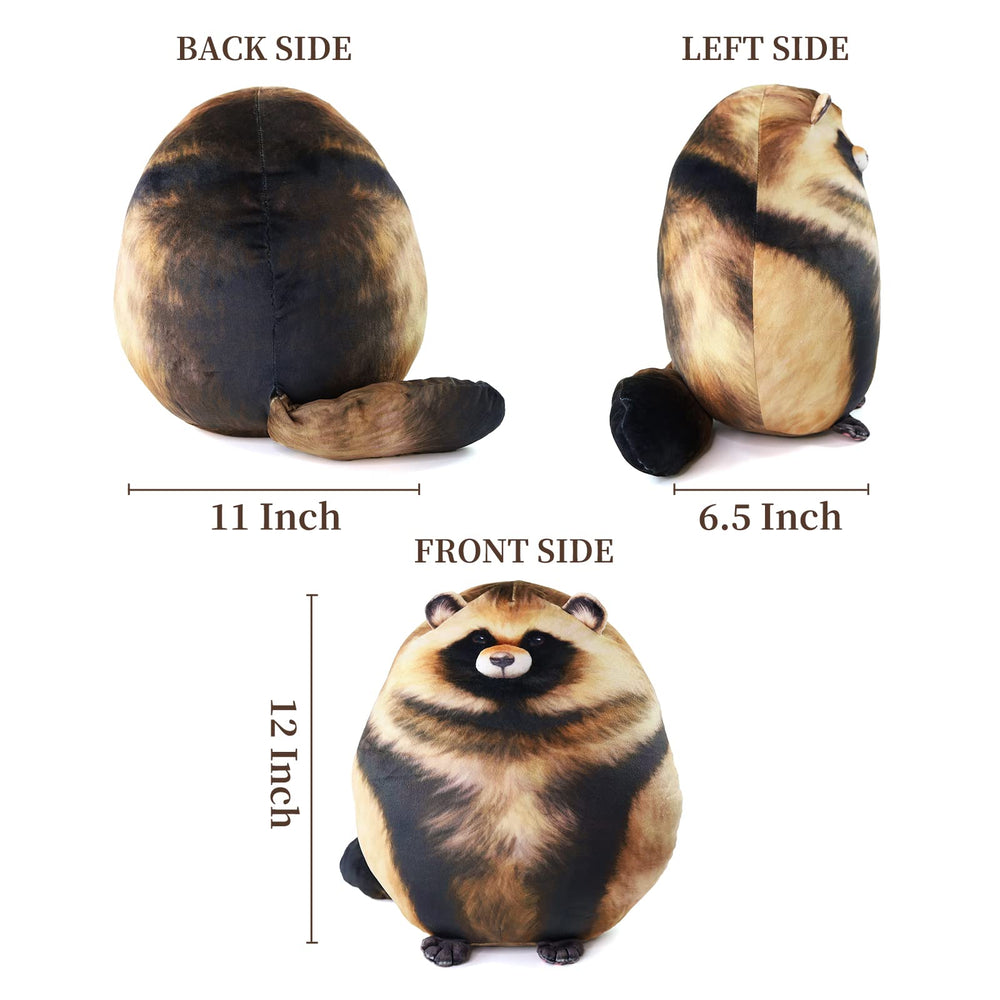 Sew Butiful Raccoon Plush ten-inch bedroom decor adds cute charm