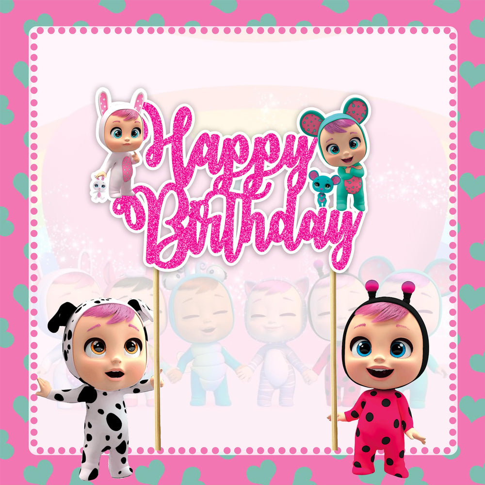 Seyal Cry Babes topper easy to use on any cake