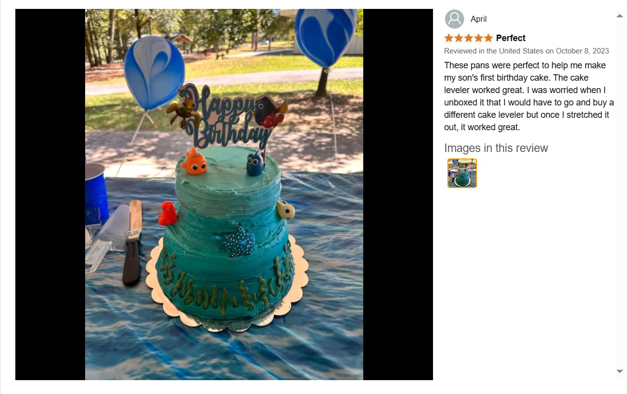 Seyal Findng Nmo topper creates underwater adventure on celebration tables.