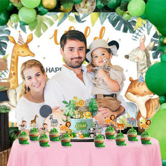 Seyal Jugle Safari Cupcake Topper is ideal for repeated use across occasions.