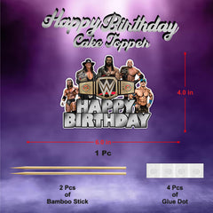 Seyal WWWE topper showing bold graphics to enhance party visuals.