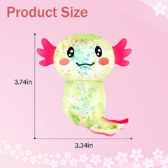 Gift ready Sezua axolotl stress ball packaging for birthdays or holidays