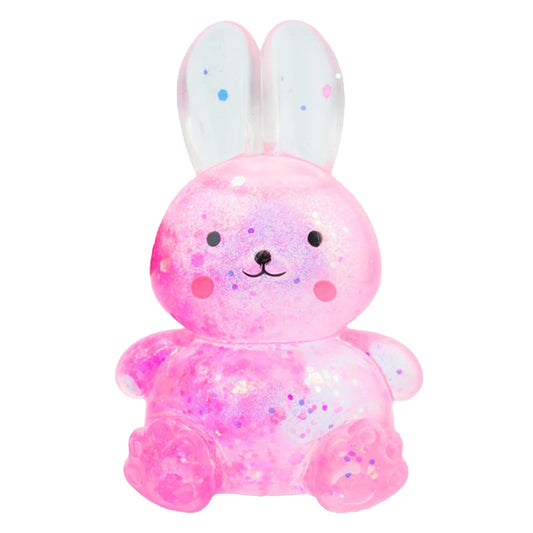 Sezua Squishy Rabbit Stress Ball—a handheld fidget to calm nerves and improve focus.