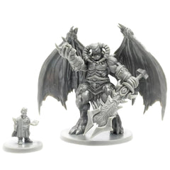 SFG Blacklist blue translucent banshee miniature with eerie glow