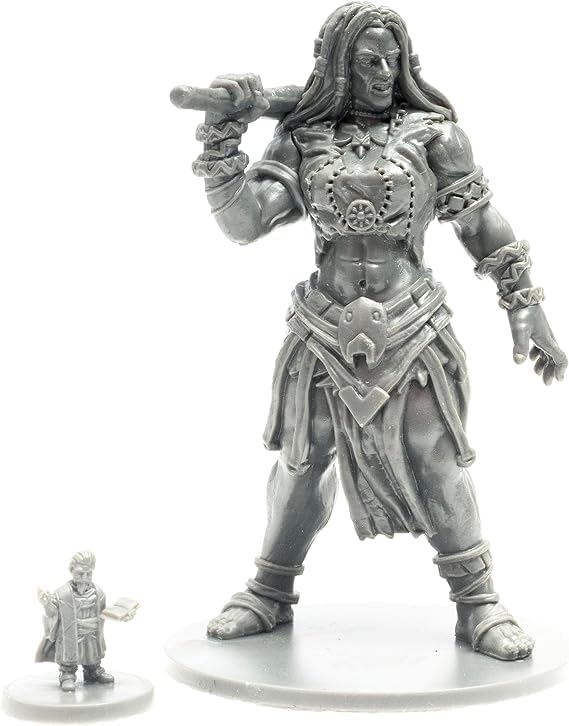 SFG Blacklist water elemental miniature with fluid silhouette for dynamic scenes